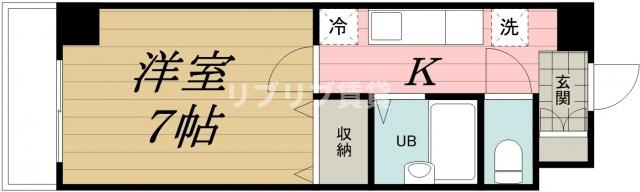 新田町小川マンションの間取り