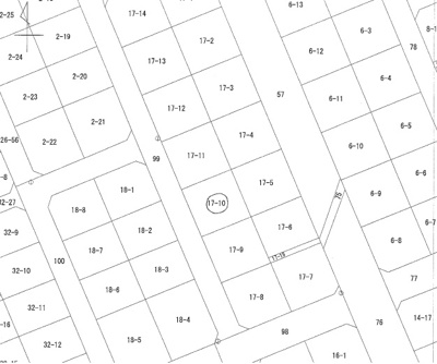 【区画図】 | 盛岡市桜台一丁目　売地