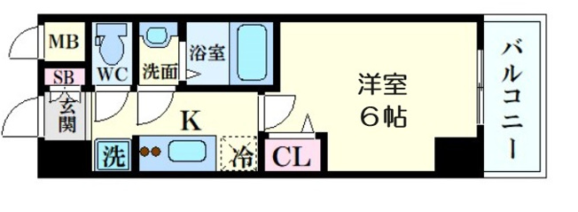 【間取り】 | プレサンス福島吉野ミナージ
