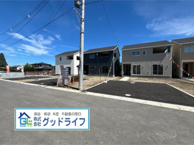 【前面道路含む現地写真】 | 寄居町用土第３　全７棟　新築分譲住宅　Cradlegarden　　1号棟