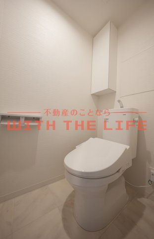プラージュポインテ六ツ門【キャッシュバック対象物件】のトイレ|ゆったりとした空間のトイレです