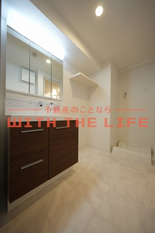プラージュポインテ六ツ門【キャッシュバック対象物件】の洗面所|洗面所です