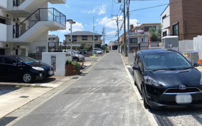 【前面道路含む現地写真】 | Cradle garden名古屋市緑区大将ヶ根第2全2棟＜新築一戸建て仲介手数料無料＞ | 前面道路含む現地写真です