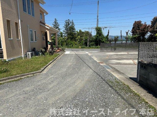 【新築戸建】内郷宮町第5※子育て支援対象※の前面道路含む現地写真|ご参照ください。