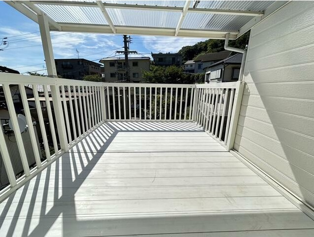 中古住宅　鳥越のバルコニー|２つのバルコニーがあります。