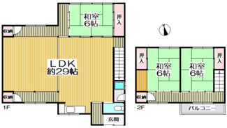 【間取り】 | 尼崎市長洲中通２丁目中古戸建 | 広々とした３LDKの間取りです♪ぜひ一度ご覧ください！お気軽にネクストホープ不動産販売までお問い合わせを！！