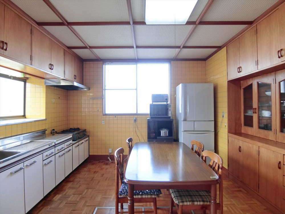 南アルプス市上市之瀬戸建て８DKのキッチン