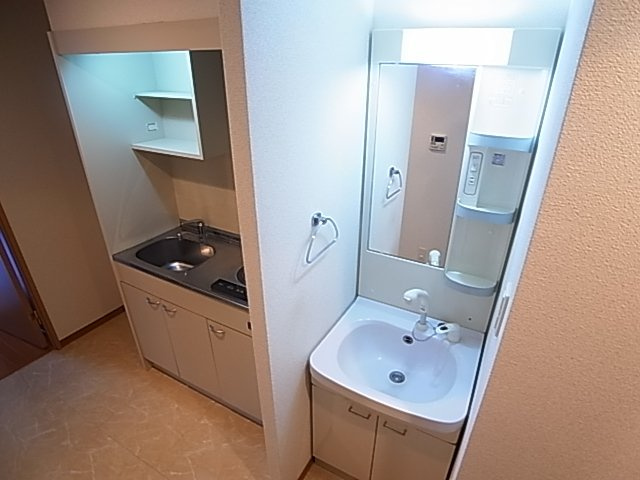 神戸市須磨区大池町５丁目の賃貸マンションの洗面所|シャンプードレッサー