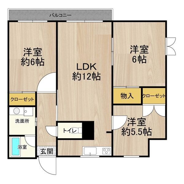 マンション・フォルツーナの間取り