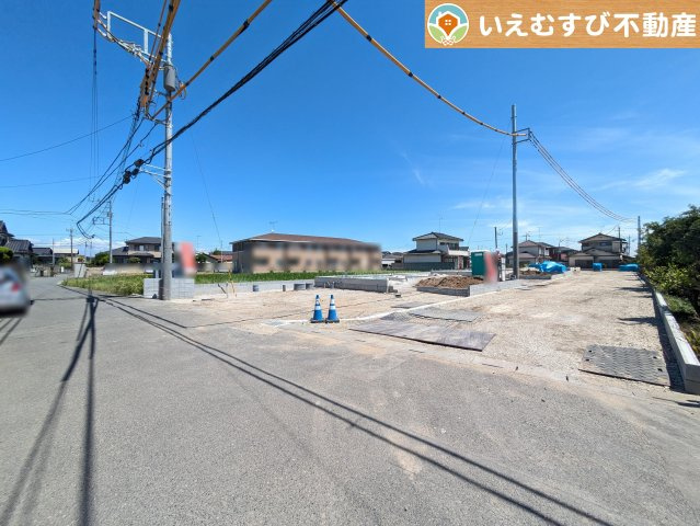 Cradle garden　行田市中江袋第1の前面道路含む現地写真|令和6年8月11日撮影