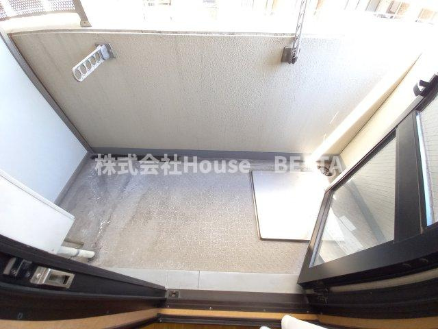 エスリード三宮フラワーロードのバルコニー