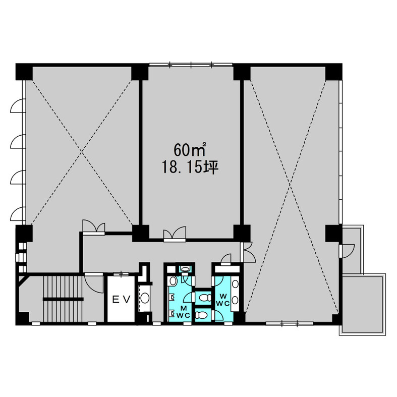 雁宿中埜ビルの間取り