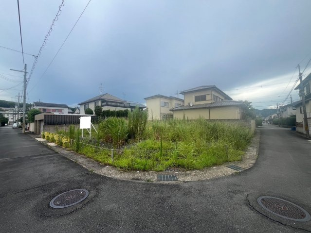 京阪宇治線「桃山南口」駅徒歩１０分◆敷地約４２坪の建築条件なし売土地◆現況更地◆伏見区桃山与五郎町の外観|現況 更地(令和６年８月撮影)