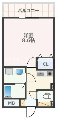 パークサイド島崎の間取り