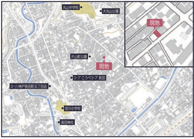 【地図】 | 神戸市長田区寺池町3丁目　新築戸建　仲介手数料無料！ | 長田区寺池町3　新築　仲介手数料無料！