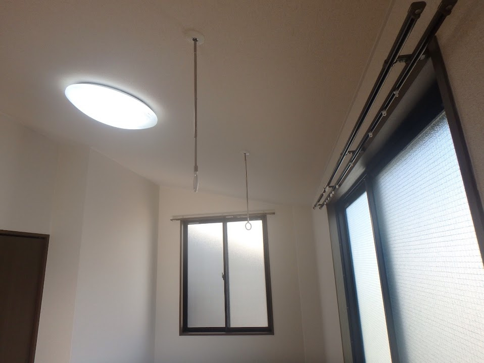 sawarabi一条の設備|室内物干し機