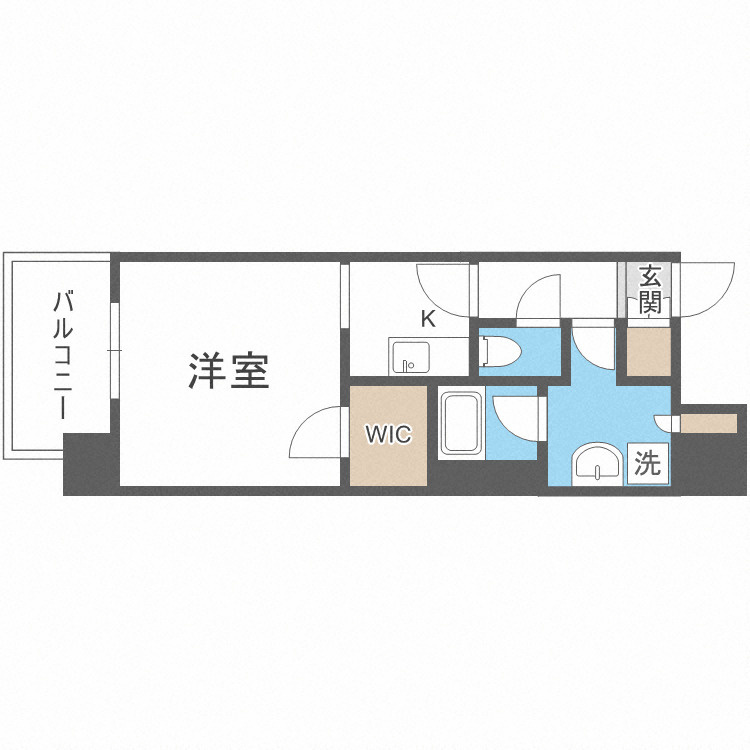ビエラコート内久宝寺の間取り