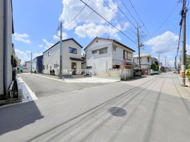 月々１１万円台～　新築戸建　川越市西小仙波第二の前面道路含む現地写真|東側 約4.2ｍ公道