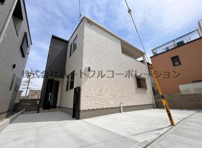 【外観】 | 神戸市長田区浜添通5丁目　新築戸建3号地　仲介手数料無料！ | 長田区浜添通5　新築3号地　仲介手数料無料！