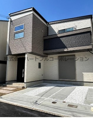 【外観】 | 神戸市長田区上池田1丁目　新築戸建1号棟　仲介手数料無料！ | 長田区上池田1　新築1号棟　仲介手数料無料！