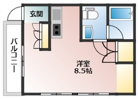 広島市安佐南区長束１丁目の賃貸マンションの間取り