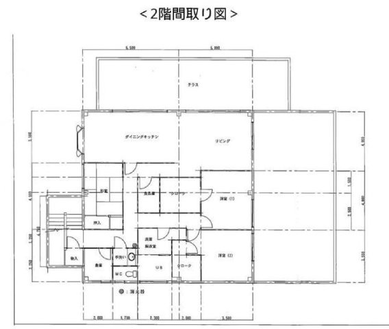 貸店舗事務所　栃木市大平町の間取り