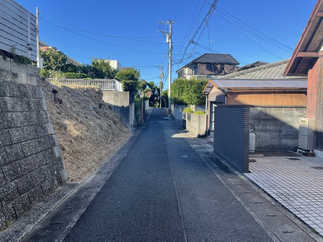 【前面道路含む現地写真】 | 福岡市南区大平寺2丁目　66坪土地
