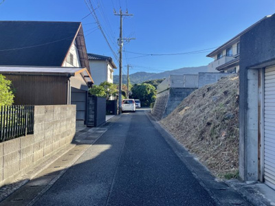 【前面道路含む現地写真】 | 福岡市南区大平寺2丁目　66坪土地