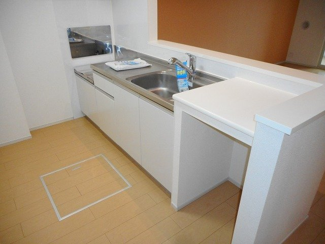 サンビトレスⅢのキッチン|きれいなキッチンです