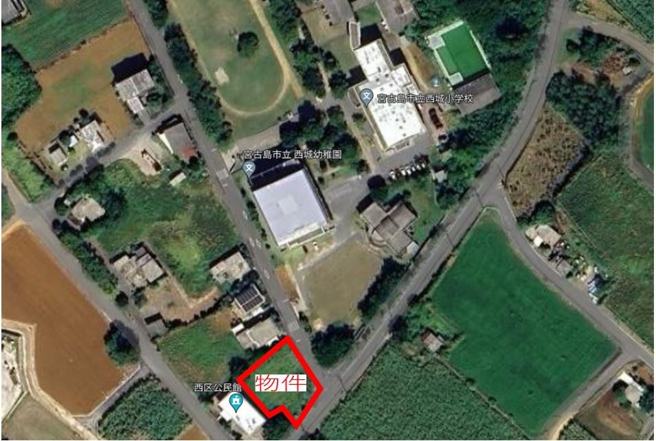 城辺字西里添　西城小学校近売地　　の周辺