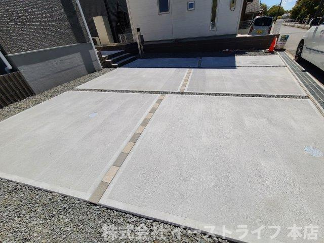 【新築戸建】【サマーキャンペーン実施中！】郷ケ丘2丁目第6※子育て支援対象の駐車場|カースペースです。3台駐車可能（車種による）