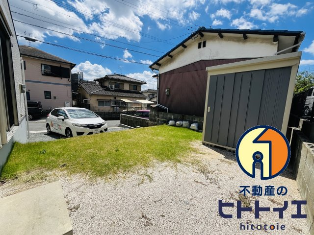 久留米市国分町戸建の駐車場