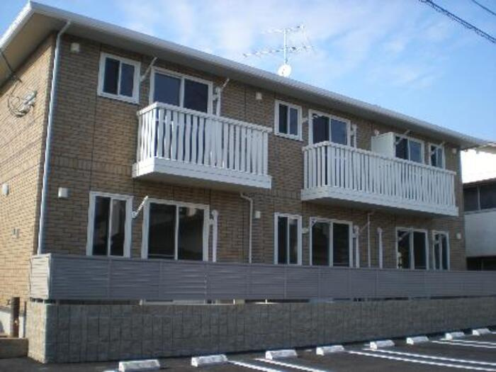 熊本市南区御幸笛田３丁目のアパートの外観