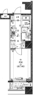 【間取り】 | Rising Place 桜木町二番館