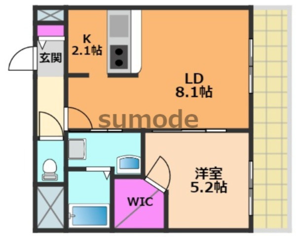 【間取り】 | グランディール春日