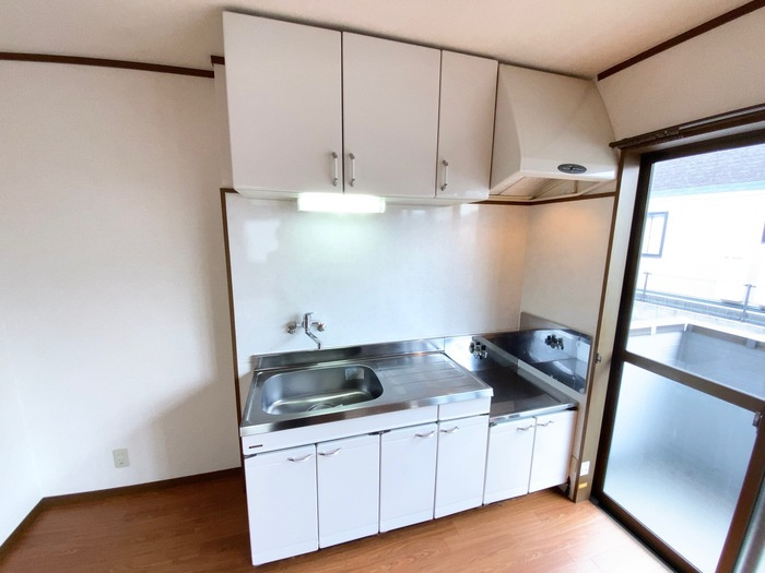 熊本市南区野口１丁目のアパートのキッチン