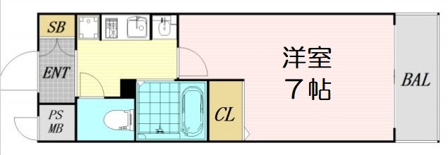 【間取り】 | クリエイト21アテンドル梅田
