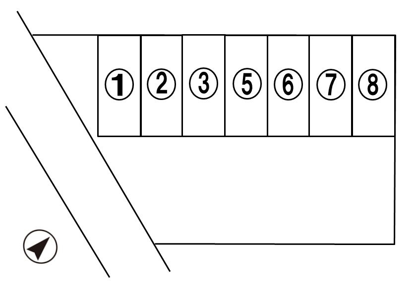 横倉新田　高地駐車場の区画図|最新の空き状況です