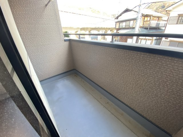 平野組メゾネットのバルコニー