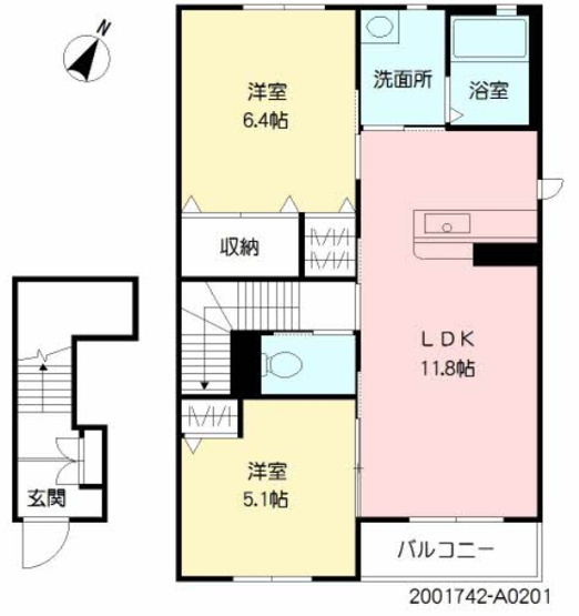 【間取り】 | シャーメゾンノーサイド