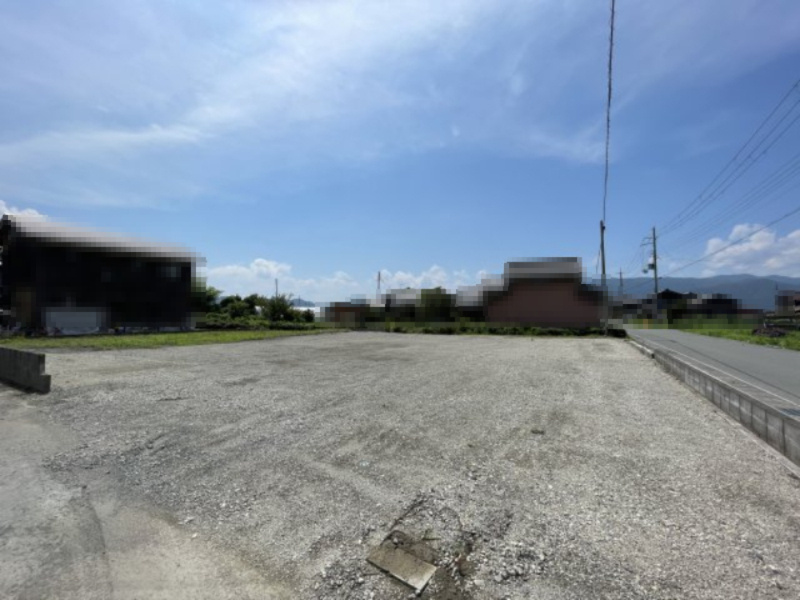 高島市今津町浜分188坪土地の外観