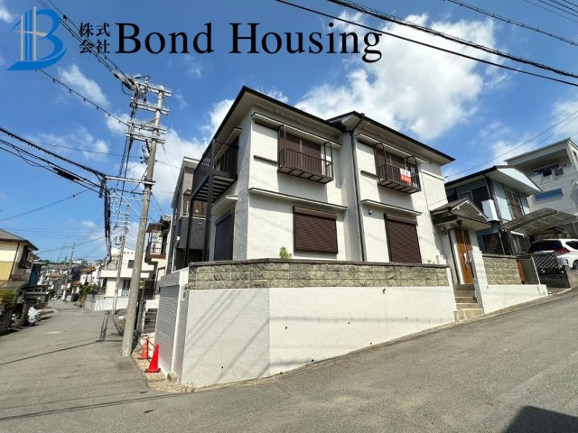 リノベ戸建　LDK17帖　明石市朝霧台　良質戸建の前面道路含む現地写真