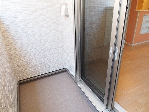 コンフォール安室のバルコニー
