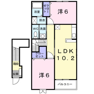 【間取り】 | ソレイユＢ