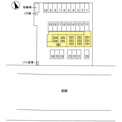 【区画図】 | プランドールＴＮ Ⅲ 住居