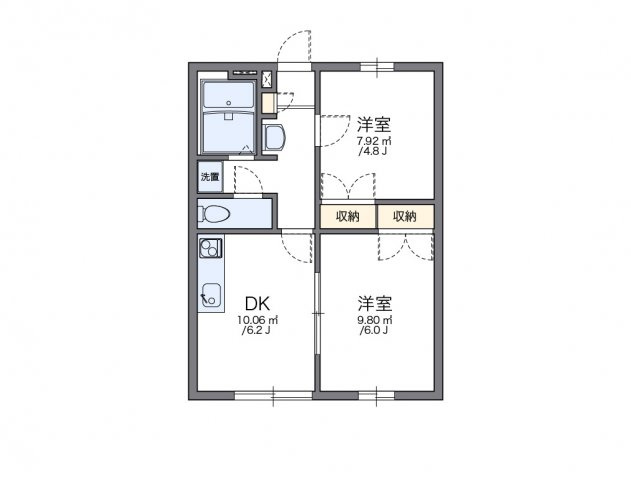 【間取り】 | レオパレス浪漫