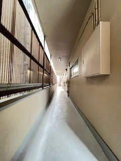 共用の廊下です。