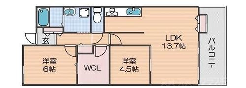 【間取り】 | ファミール東加賀屋ウイングス