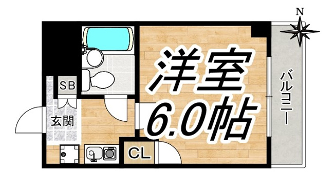 【間取り】 | リーガル塚本Ⅲ
