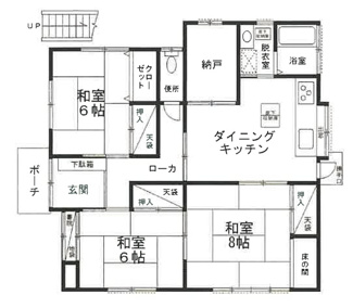 【間取り】 | 蓮田市蓮田1丁目 中古戸建て　オーナーチェンジ物件 | １階間取り